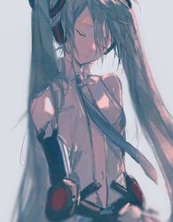 hatsune miku from vocaloid by genn 00o