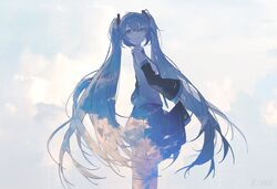 hatsune miku from vocaloid by kieed