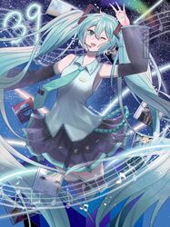 hatsune miku from vocaloid