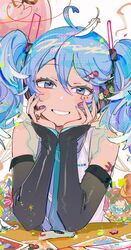 hatsune miku from vocaloid by hassan (sink916)