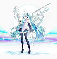 hatsune miku from vocaloid by yyb