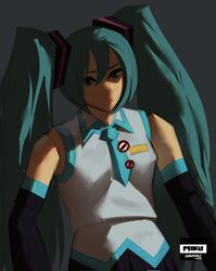 hatsune miku from vocaloid
