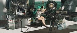 hatsune miku from vocaloid by ibara dance