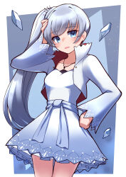 weiss schnee from rwby by umenodo
