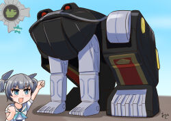 black frog ninjazord from kantai collection by akashieru