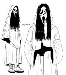 ghostface from scream (movie) by virtuware