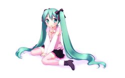 hatsune miku from vocaloid by mani