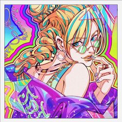kujo jolyne from jojo no kimyou na bouken