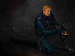 hunk from resident evil by wolfina