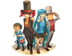 hatsune miku from professor layton