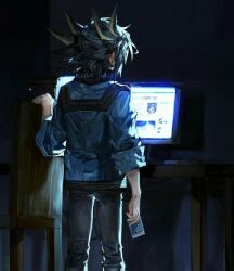 fudo yusei from yu-gi-oh! by mokopuru
