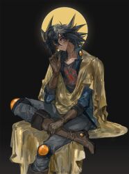 fudo yusei from yu-gi-oh! by mokopuru