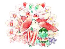 fomantis from pokemon by non (kumakawayusu)