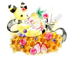 ampharos from pokemon by non (kumakawayusu)
