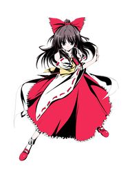 hakurei reimu from touhou by tsukinon