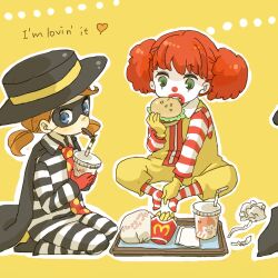 hamburglar from mcdonald's by yukke