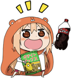 doma umaru from himouto! umaru-chan by maso (ascii art)