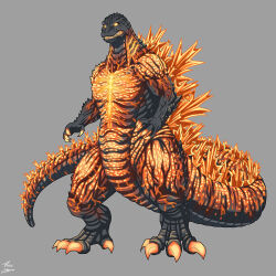 godzilla from godzilla (series) by phil-cho