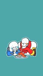 papyrus (undertale) from lady and the tramp by yesyooduck