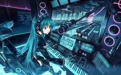 hatsune miku from vocaloid by vania600