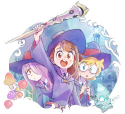 kagari atsuko from little witch academia by kiichi