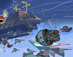 bowser from paper mario