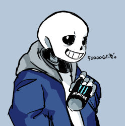 sans (undertale) from monster energy by g c hori