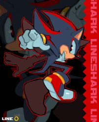 shadow the hedgehog from sonic (series) by linesharkart