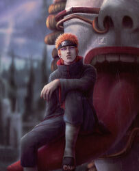 pain (naruto) from naruto (series) by artcami