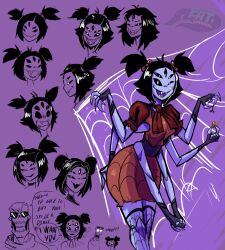 muffet from undertale by fatsurvival