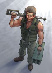 arnold schwarzenegger from predator (series) by chanta (ayatakaoisii)