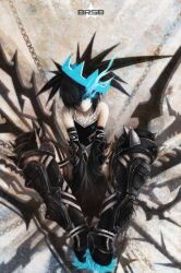 black rock shooter (character) from black rock shooter by kuon (kwonchanji)