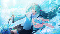 hatsune miku from vocaloid