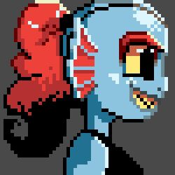 undyne from undertale by pencil-snap