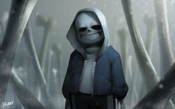 sans (undertale) from dusttale by korhiper
