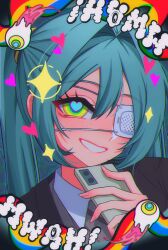 hatsune miku from monitoring (vocaloid)