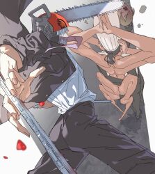 denji (chainsaw man) from chainsaw man by himuro yukichiko
