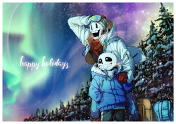 papyrus (undertale) from christmas by ahin vpv