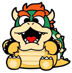 bowser from super mario bros. by bkub