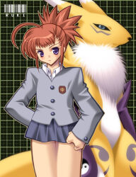 makino ruki from digimon by hakoiri nyanko