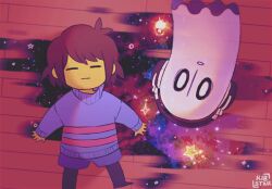 frisk (undertale) from undertale by kibstar