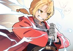 edward elric from fullmetal alchemist
