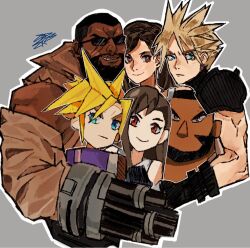 barret wallace from final fantasy by sam wells