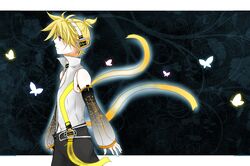 kagamine len from vocaloid by mikuron