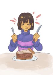 frisk (undertale) from undertale by yakitori tanaka
