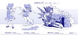cirno from touhou by nsio
