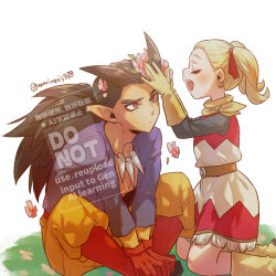female builder (dqb2) from dragon quest