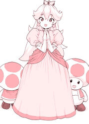 princess peach from super mario bros.