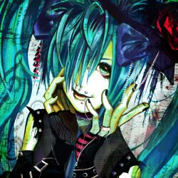 hatsune miku from vocaloid