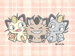alolan meowth from pokemon by rio (rio0v0o)